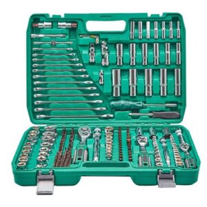 Heavy duty 216pcs Car Tool Kit Ratchet Socket Wrench Sets