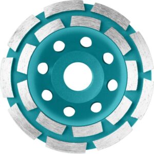 Total Diamond Cup Wheels  Double Row  Segmented 115mm