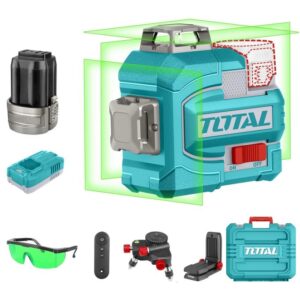 Total Cordless 3D laser  level range: 0~35 m