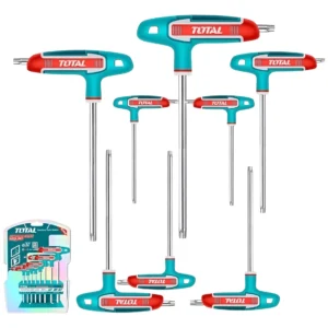 Total  8 Pcs T-handle torx  wrench set
