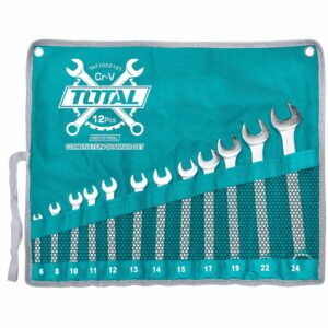 Total 12 Pcs combination  spanner set  Size:6-24mm